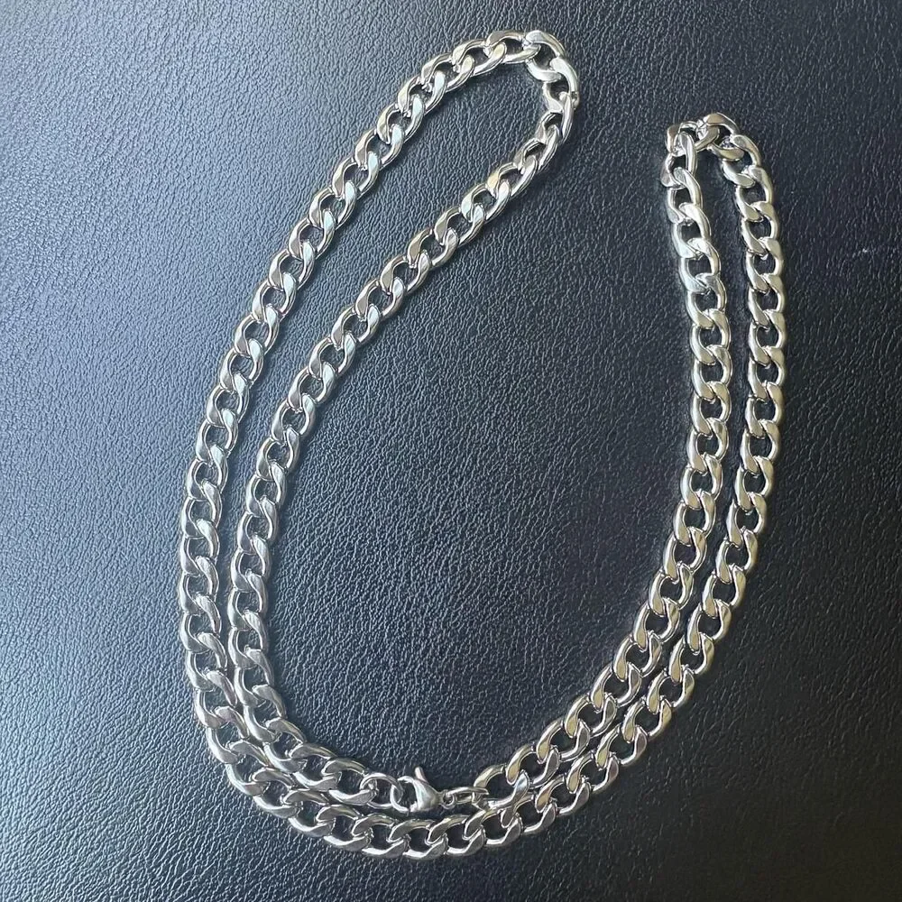 Unbranded Men's Silver and Black Jewellery